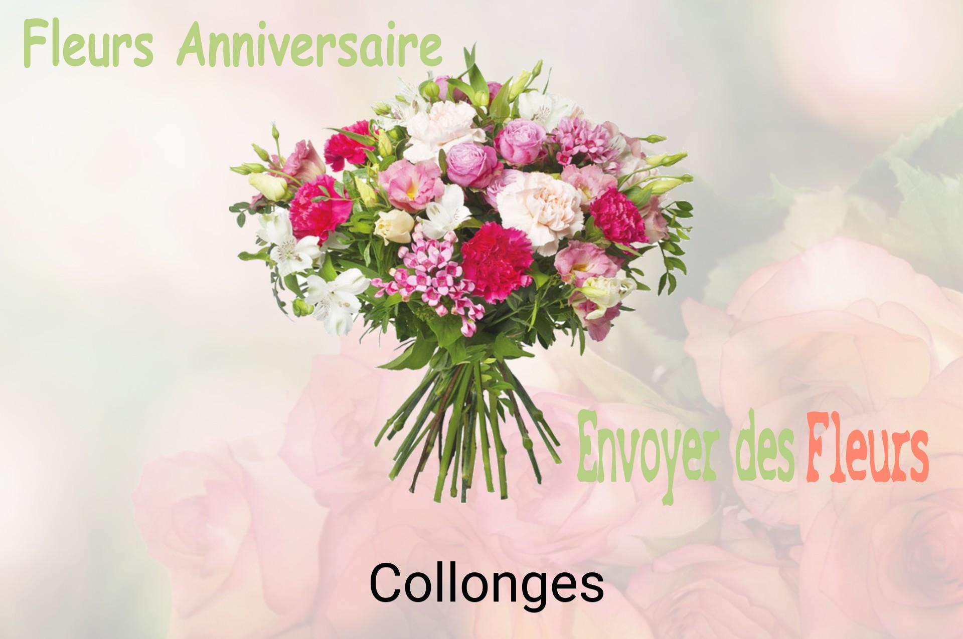 Bouquet de fleurs d’anniversaire livré à Collonges